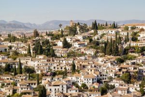 Granada fehér házak