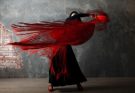 flamenco táncos kendővel